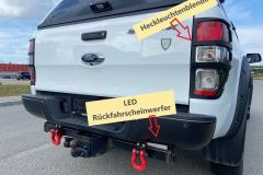 Heckleuchtenblenden Ford Ranger